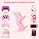 thumbnail image 3 of Controller Stand, Gaming Headset Stand Para PS5/PS4/Xbox Series X S/Xbox One/Nintendo Switch/Headset Aluminio Metal Soporte Universal Gamepad Game Controller Accesorios-Rosa, 3 of 8