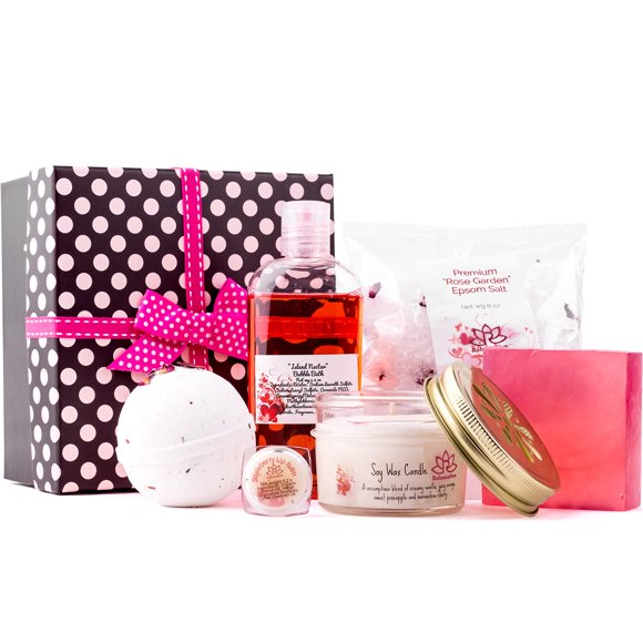 Set de regalo para baño relajante y spa de lujo para mujer con bombas de baño