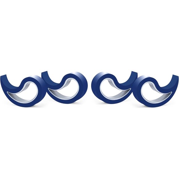 Tope de puerta Stoppy 4 unidades azul oscuro multi‑funcional