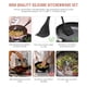 thumbnail image 3 of Set de utensilios de cocina Pranski 12 piezas de silicona resistentes al calor, 3 of 8