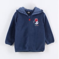 Polar Escolar Con Gorro Niña Minnie Mouse Azul Marino Disney