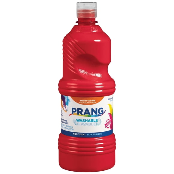 Paint Prang, témpera, lavable, rojo, 946 ml, 1 unidad, para niños mayores de 4 años