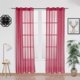 thumbnail image 1 of Set de Cortina Velo Visillo 140 x 230 cm 2 Paños - Rojo, 1 of 1