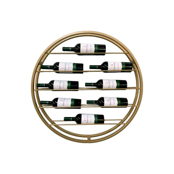 Cava de Vinos Circular Dorada