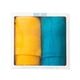 thumbnail image 1 of Set 2 Toallas de baño550gr 70x140 cm Turquesa y Amarillo, 1 of 4