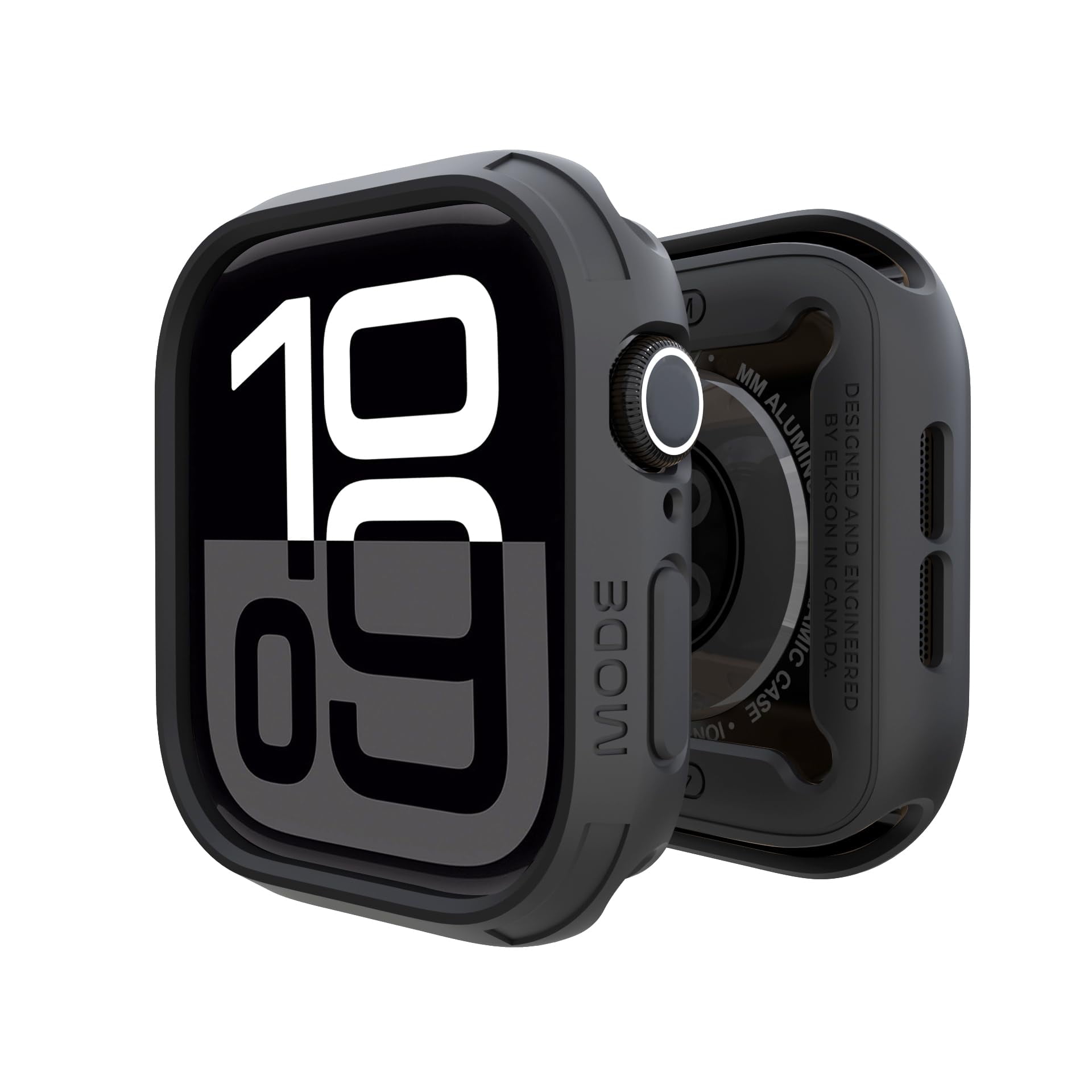 Funda Protectora Elkson Compatible Con Apple Watch De 46 Mm, Color Negro