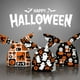 thumbnail image 2 of 50pcs, New Halloween Candy Bag Packaging Bag Rabbit Ears Snack Bag Baking Gift Bag Biscuit Bag, Small Business Supplies, Halloween Decorations Halloween Decor Supplies, Cheapest Items Available, Clear, 2 of 2