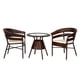 thumbnail image 1 of Juego De Terraza Ratan 2 Sillas Borneo, 1 of 3