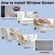 thumbnail image 3 of KingCharles Window Screen Replacement, kit de reparación 6 en 1 para mosquiteros, 3 of 3