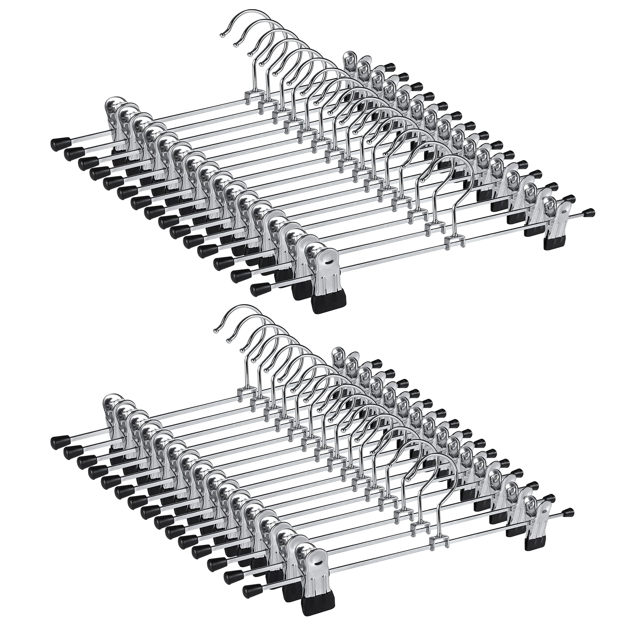 Falda Pants Hangers Northern Brothers, 30 Unidades, Con Clips Para Pantalones