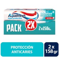 Pack Crema Dental Advanced Cavity 2X158G 1 Un Aquafresh