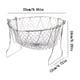 thumbnail image 3 of 1pc Frying Net Stainless Steel Folding Frying Basket Household Frying Oil Filter Mesh Multifunctional Frying Tool Draining Basket Kitchen Washing Multifunctional Strainer, 3 of 4