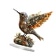 thumbnail image 4 of Adorno De Escritorio De Colibrí, Placa De Exhibición Para Estantería De Sala De Estar, 4 of 5
