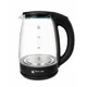 thumbnail image 3 of Hervidor Electrico de vidrio Capacidad de 2 litros 1500w New line Color Negro, 3 of 5