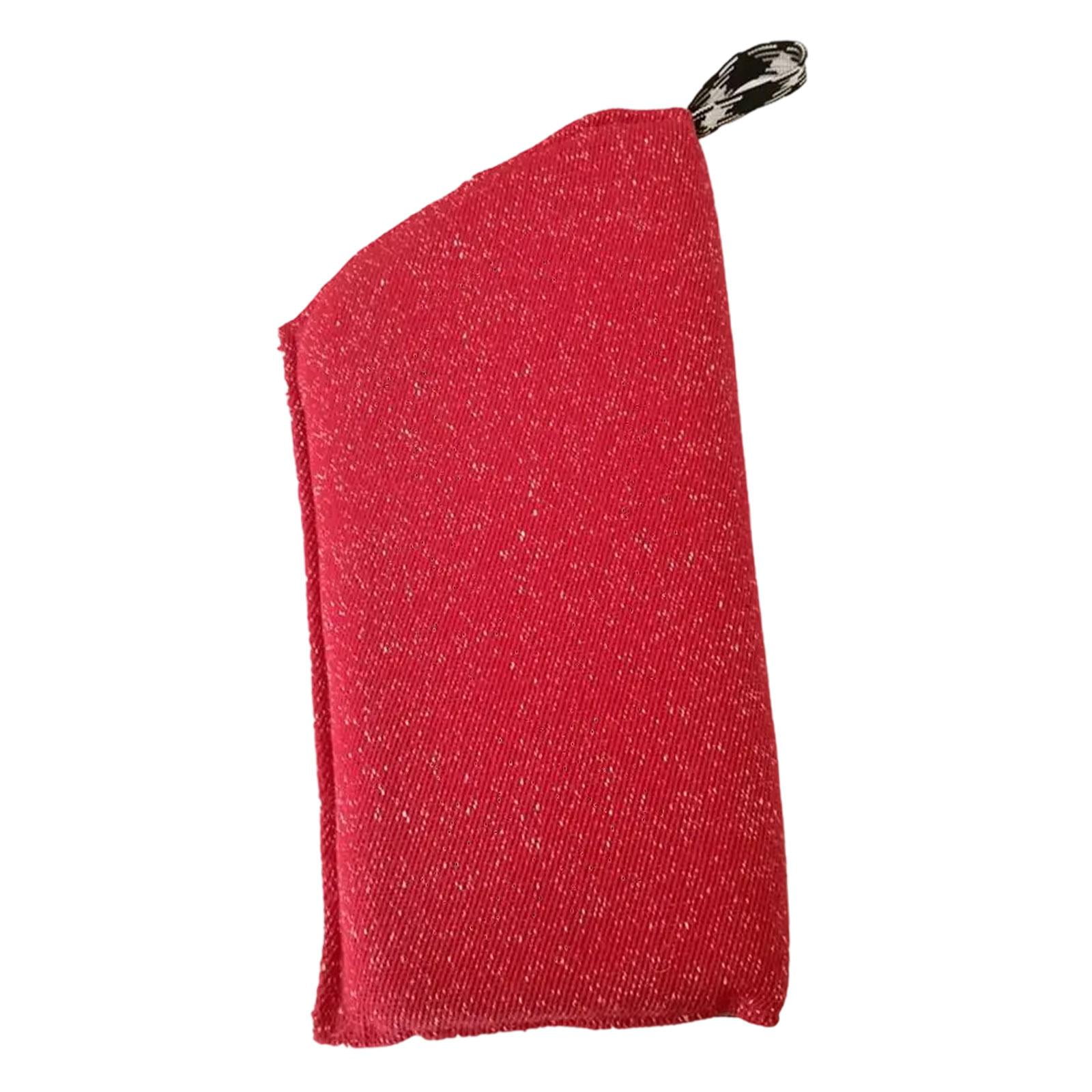 Ioensy - Funda Protectora Resistente Para Mordeduras De Perros, Profesional, Para Cachorros, Perros Jóvenes, Perros De Trabajo, Rojo Y Blanco