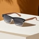 thumbnail image 5 of POLASUP GAFAS LENTES DE SOL Gafas de sol con montura de madera y lentes oscuros, diseño elegante y natural, 5 of 12
