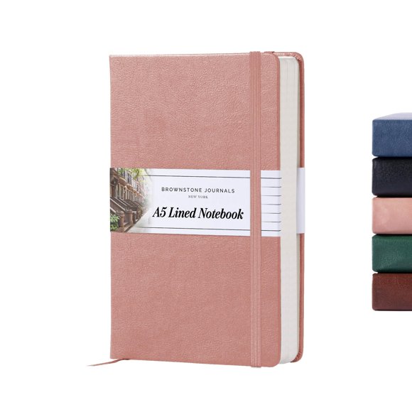 Cuaderno BROWNSTONE JOURNALS A5 160 págs rayado 100 GSM