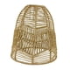thumbnail image 4 of Lámpara colgante Pantalla Boho Luz de techo Pantalla Cuerda de papel Mimbre de mimbre tejida a mano Cubierta para comedor Cocina Restaurant , Estilo C Medio, 4 of 5