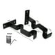 thumbnail image 2 of Pack 2 Unidades Soporte Doble Muro De Metal Negro 19/28 Mm, 2 of 2
