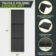 thumbnail image 2 of Colchoneta de ejercicio ProSourceFit, plegable con tres pliegues, 183 x 61 x 4 cm, color negro, 2 of 5