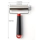 thumbnail image 1 of 1pc, Pastry Roller (7.5''x4.5''x1.26''), T Shaped Pizza Roller, 201 Stainless Steel Rolling Pin, Dough Baker Roller, Baking Tools, Kitchen Gadgets, Kitchen Accessories, Home Kitchen Items, 1 of 4