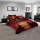 thumbnail image 1 of Famous Rapper Tupac Shakur Full Bedding Duvet Cover Set , Gift for Fans.3-Piece Bedding Set (1 Duvet Cover + 2 Pillow Shams), 1 of 5