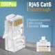 thumbnail image 2 of Conector de paso Cat6 RJ45 Everest, paquete de 200, 2 of 7