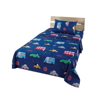 Casa Sol - Sabanas Infantil De Verano Autitos Niño 1 Plaza Mas 1 Almohada