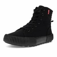 Zapatillas Levi'S Mujer Negras Mono Altas Talle 8