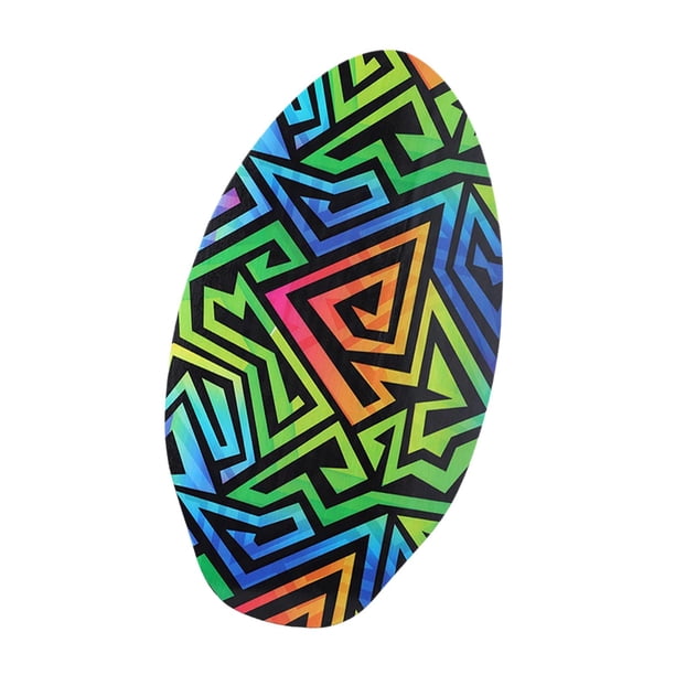 Skimboard para Niños Tabla de Surf Universal Portátil Buena Fricción Principiantes 30 Pulgadas Deportes Acuáticos de Verano Tabla de Surf para Niños P Estilo B
