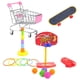 thumbnail image 1 of Juego De Juguetes Para Loros De 4 Piezas / Juego, Carrito De Compras, Baloncesto Para Jaula De Mesa Conure, 1 of 2