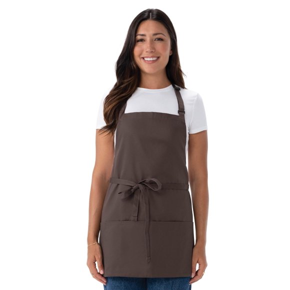 Delantal Chef Works Talla Única Espresso 61 cm x 91 cm