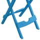 thumbnail image 2 of Mesa auxiliar para patio Adams Quik Fold de resina, 39 x 44 x 50 cm, color azul, 2 of 3