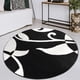 thumbnail image 2 of Alfombra Redonda Amigo Negra 160 X 160 Cm, 2 of 3