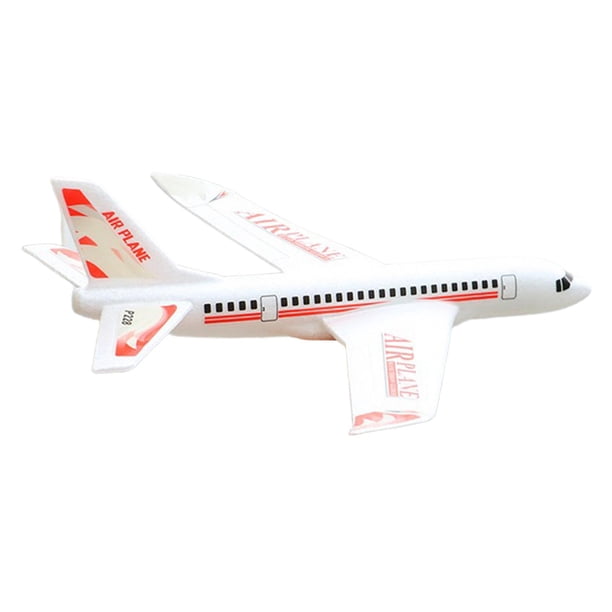 Avión de espuma, juguete volador, planeador de aviación ligero, avión de espuma EPP, avión de lanzamiento Manual para playa, juegos deportivos al aire Rojo