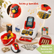 thumbnail image 2 of Juguete Caja Registradora Infantil Luz Y Sonido Accesorios, 2 of 6