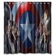 thumbnail image 1 of Cortina de ducha de Capitán América: Civil War, juego de cortinas de baño con ganchos, tamaño 66 x 72 pulgadas, 1 of 3