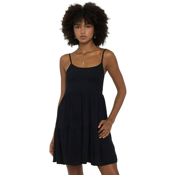 Vestido Mujer Panal Negro Corona