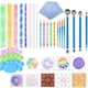 thumbnail image 1 of Kit de pintura Fycooler de herramientas para puntillismo mandala con plantillas y plumas, 1 of 9