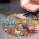 thumbnail image 4 of El Vecindario de Daniel Tigre Alfombra Redonda de Felpa Coral, Antideslizante, No Desprende Pelusas, Lavable y Duradera para Salón, Dormitorio y Habitación de Niños 60cm, 4 of 6
