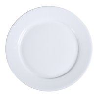 Plato Llano Yanco Colección Abco De Porcelana, 23 Cm, Caja De 24