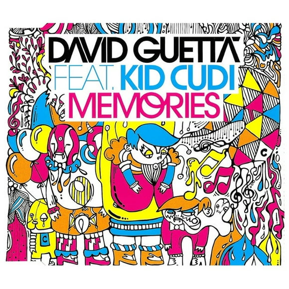 David Guetta t Kid Cudi Memories Cd Single Usado