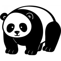 Rienda Libre Graphics - Decomural Cute Panda Wild Animals Bears Ws-32709