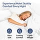 thumbnail image 3 of Juego de fundas de almohada King Size CGK Unlimited Ultra Soft x4, color blanco, 3 of 8
