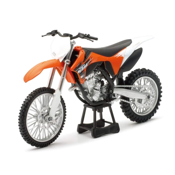 Bicicleta de cross moldeada a presión, modelo New-Ray KTM 350SX-F, escala 1:12