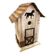 thumbnail image 1 of Bird House Home Bazaar White Summitville Stable Wood, EE. UU., 1 of 2