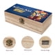 thumbnail image 3 of Karate Kid Caja Organizadora de Madera Rústica - Caja Decorativa Multifuncional para Escritorio, Hogar, Oficina, Joyas y Manualidades, 3 of 6