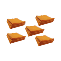 Genérico - Pack 25 Paños Naranjos Franela Antipolvo 40X35 – Superficies Limpias Y Brillantes