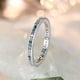 thumbnail image 1 of Eternity Ring with Colorful Zircon - 18K Gold Plated Hand Jewelry for Women and Girls - Fine Gift for Any Occasion, 1 of 4