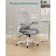 thumbnail image 2 of Silla de oficina ergonómica MUXX.STIL de malla con soporte lumbar, 2 of 9